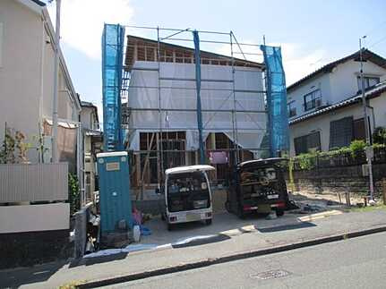 佐伯区薬師が丘２丁目の前面道路含む現地写真