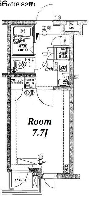 ヴィーダ高井戸の間取り