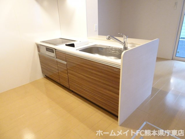 熊本市中央区水前寺４丁目のアパートのキッチン
