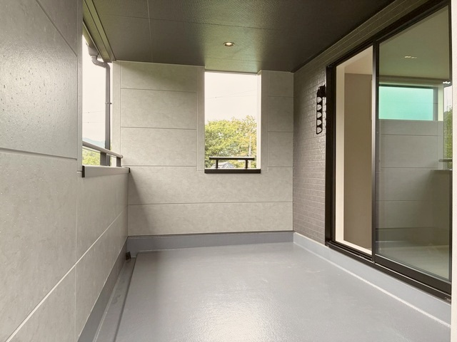Livele Garden.S　日の出町大久野　新築　全４棟　1号棟のバルコニー