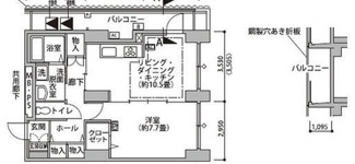 【間取り】 | 東雲キャナルコートＣＯＤＡＮ１４号棟 | 間取りです。