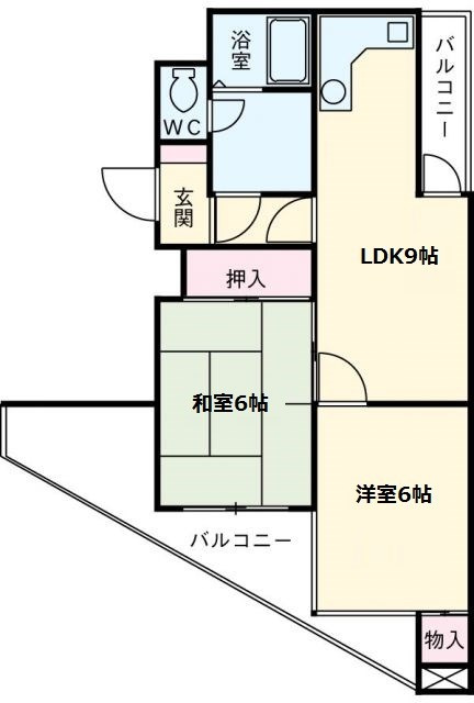 サンメゾン植田の間取り