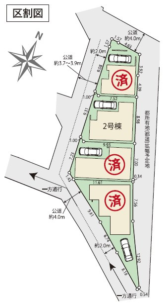 戸建 西東京市泉町２丁目の区画図