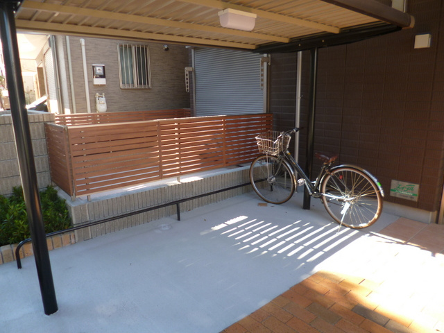シャーメゾン内沼Ｂのその他共用部分|自転車置き場あります♪