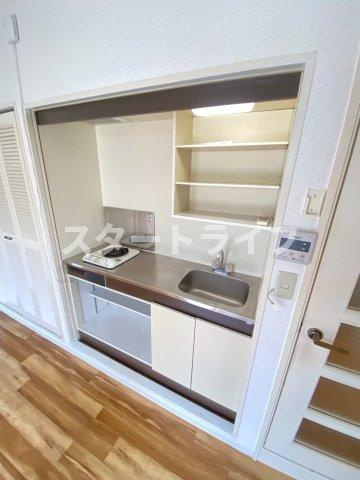 大阪市東淀川区東中島１丁目の賃貸マンションのキッチン