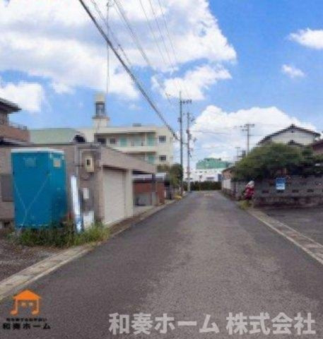 クレイドルガーデン鳴門市撫養町立岩第1の前面道路含む現地写真