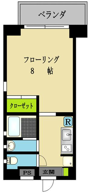 レジデンスＦＪの間取り|間取りです。