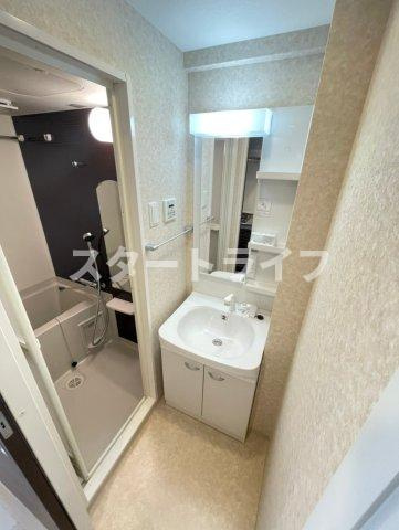 大阪市淀川区西三国４丁目の賃貸マンションの洗面所