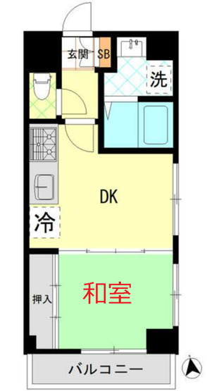 【間取り】 | エンゼルハイム梅屋敷第2