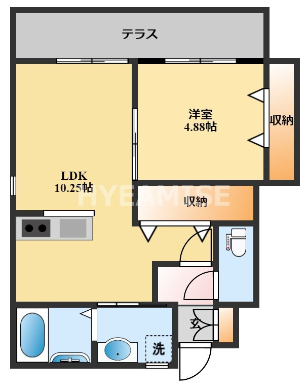 brown chessの間取り