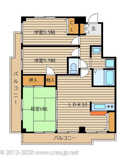 リファイン山加の間取り