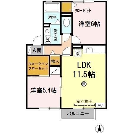 ヴァンコリーヌの間取り