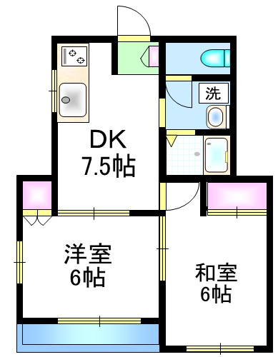 パークサイドシャトルの間取り