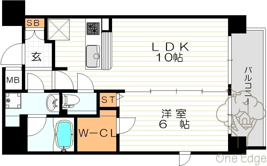 ランドセントラル梅田の間取り