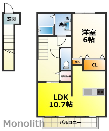シンプルライフBの間取り