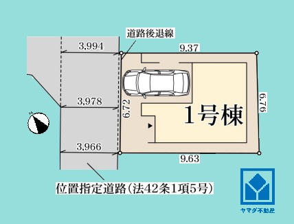 西宮市生瀬東町の区画図
