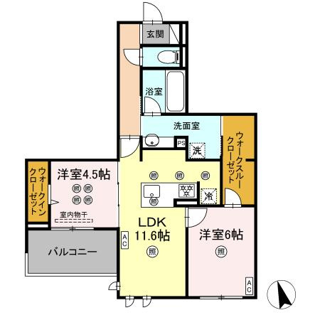 グランシャリオ（大町東）の間取り