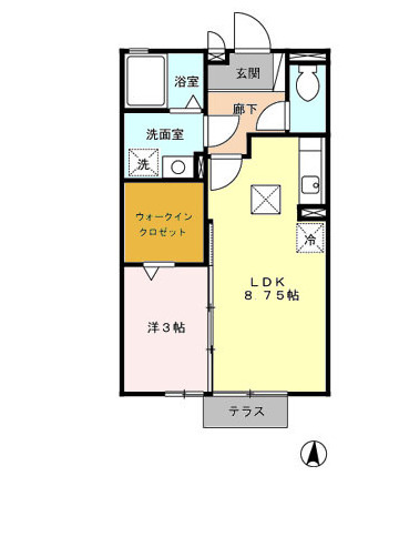スカイコートの間取り