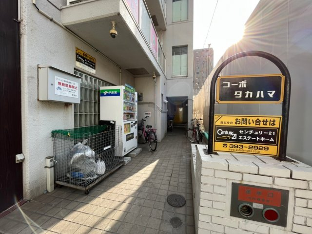 コーポタカハマのエントランス