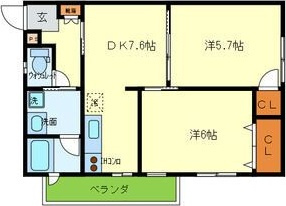 YAO.RE甲子園の間取り