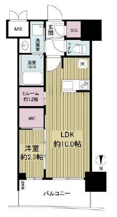 【間取り】 | セレニテ本町東リアン