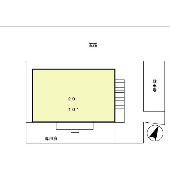 グランボナールの区画図
