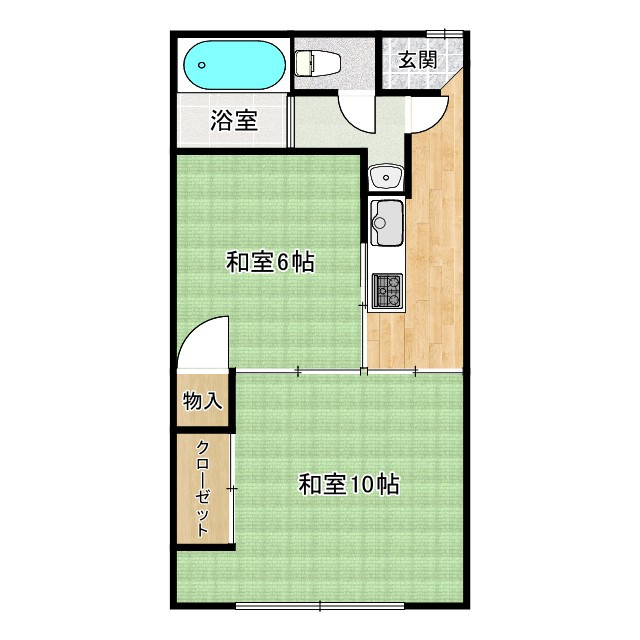 石切グランドハイツの間取り