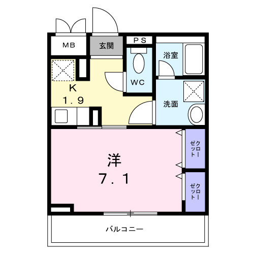 シャノワールの間取り