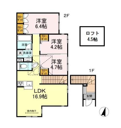 【間取り】 | アミティエ久が原