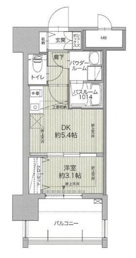 【間取り】 | グランフォーレ博多ウォーターフロント