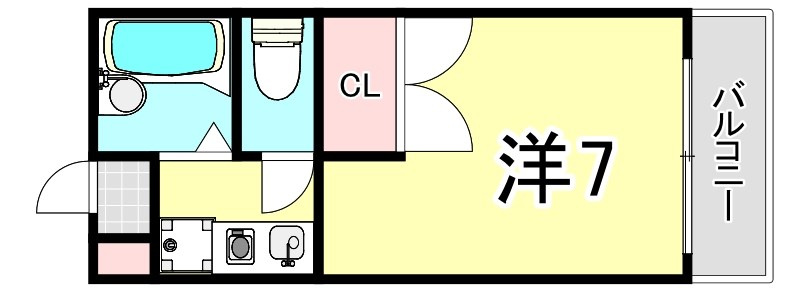 ハイツSUGIYAMAの間取り