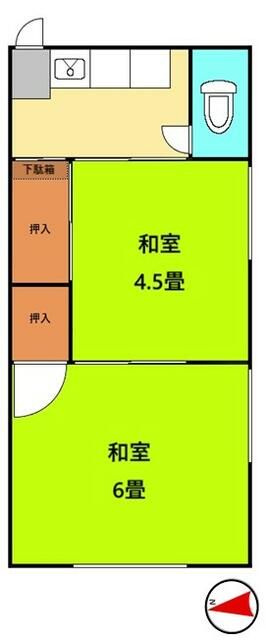 清越荘の間取り