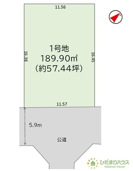 【土地図】 | つくば市観音台2期　売地 | 建築条件はありません！お好きなハウスメーカーで建築できます☆
