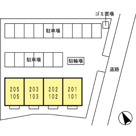 マイスイート都【キャッシュバック対象】の区画図