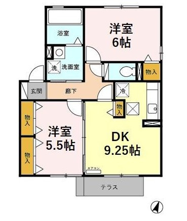メゾン・エスポワール　Bの間取り