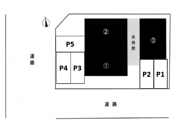 REGALEST TOMITAの駐車場