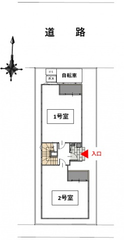 REGALEST 医大前の区画図