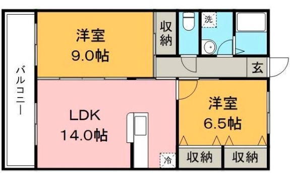 メゾン・アンティム【10,000円キャッシュバック対象物件】の間取り