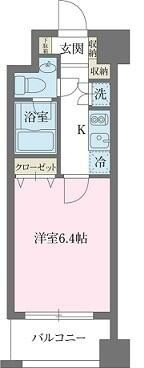 ＫＤＸレジデンス森下千歳の間取り|間取りです。