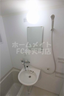 【洗面所】 | ハイツ弁天 | 使いやすい洗面所です