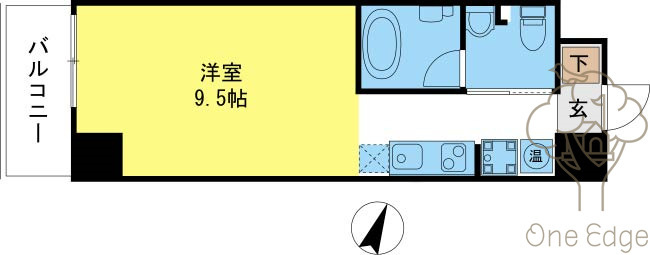 カーサリック同心の間取り