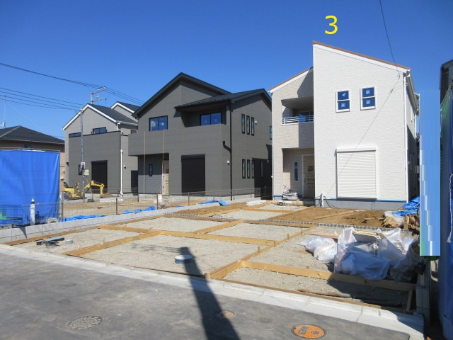 【仲介手数料無料】新築戸建　深谷市上野台3391-1（全4棟）の外観