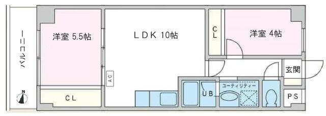 プランドール横浜の間取り