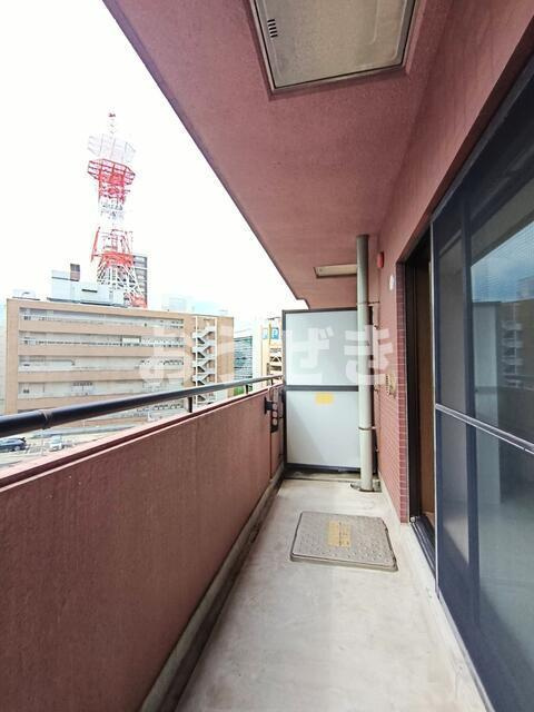 プランドール横浜のバルコニー