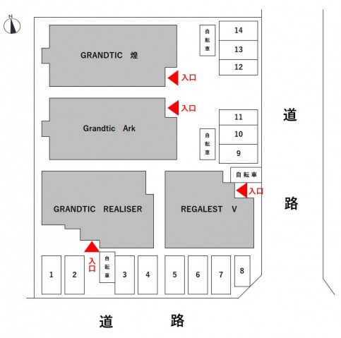 GRANDTIC REALISERの区画図