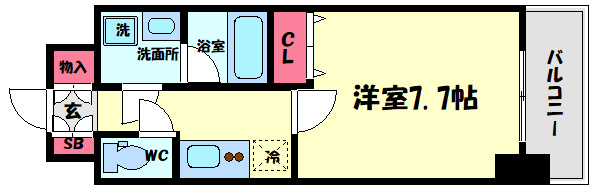 La Douceur九条の間取り|La Douceur九条　開放感ある間取り