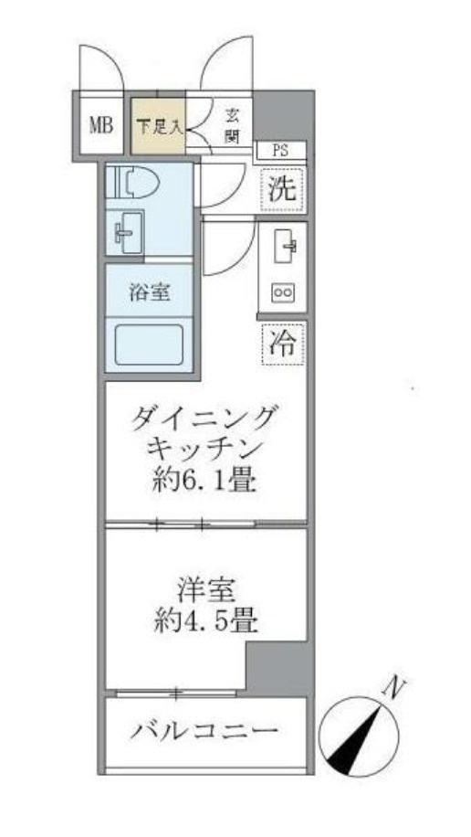 ジオエント駒込の間取り