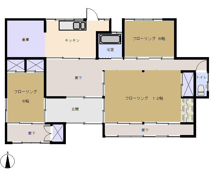 西伊豆町宇久須の間取り