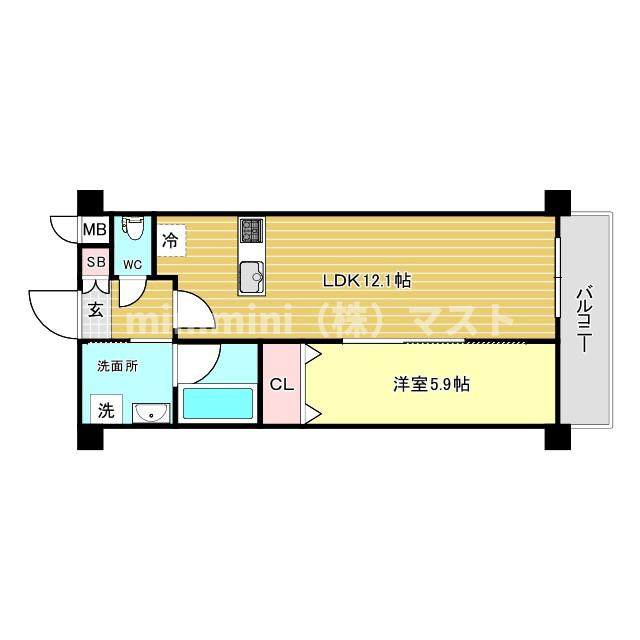KOUKEN　BLDG.の間取り