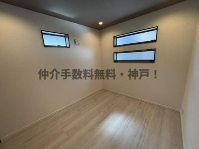 【洋室】 | 神戸市須磨区青葉町1丁目　新築戸建　仲介手数料無料！ | 洋室です